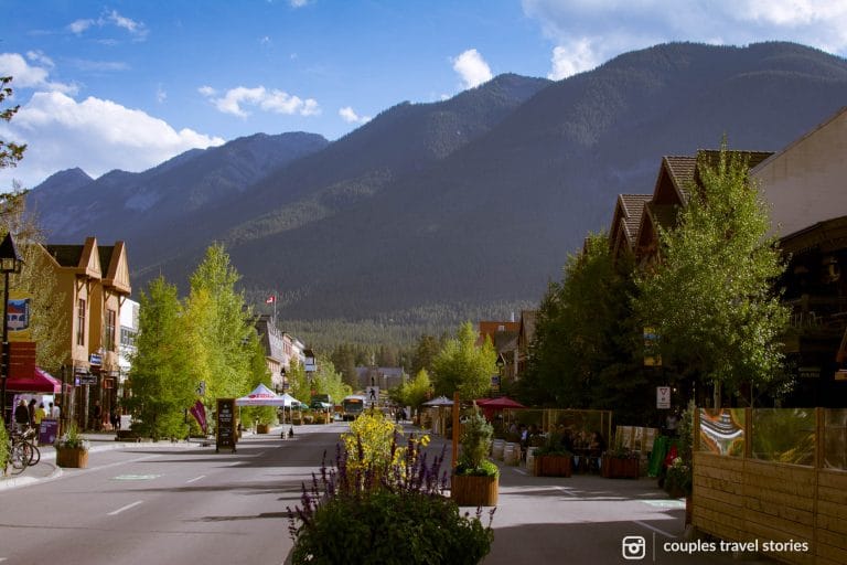 Town of Banff. How to visit Banff and Jasper National Parks in 1 week