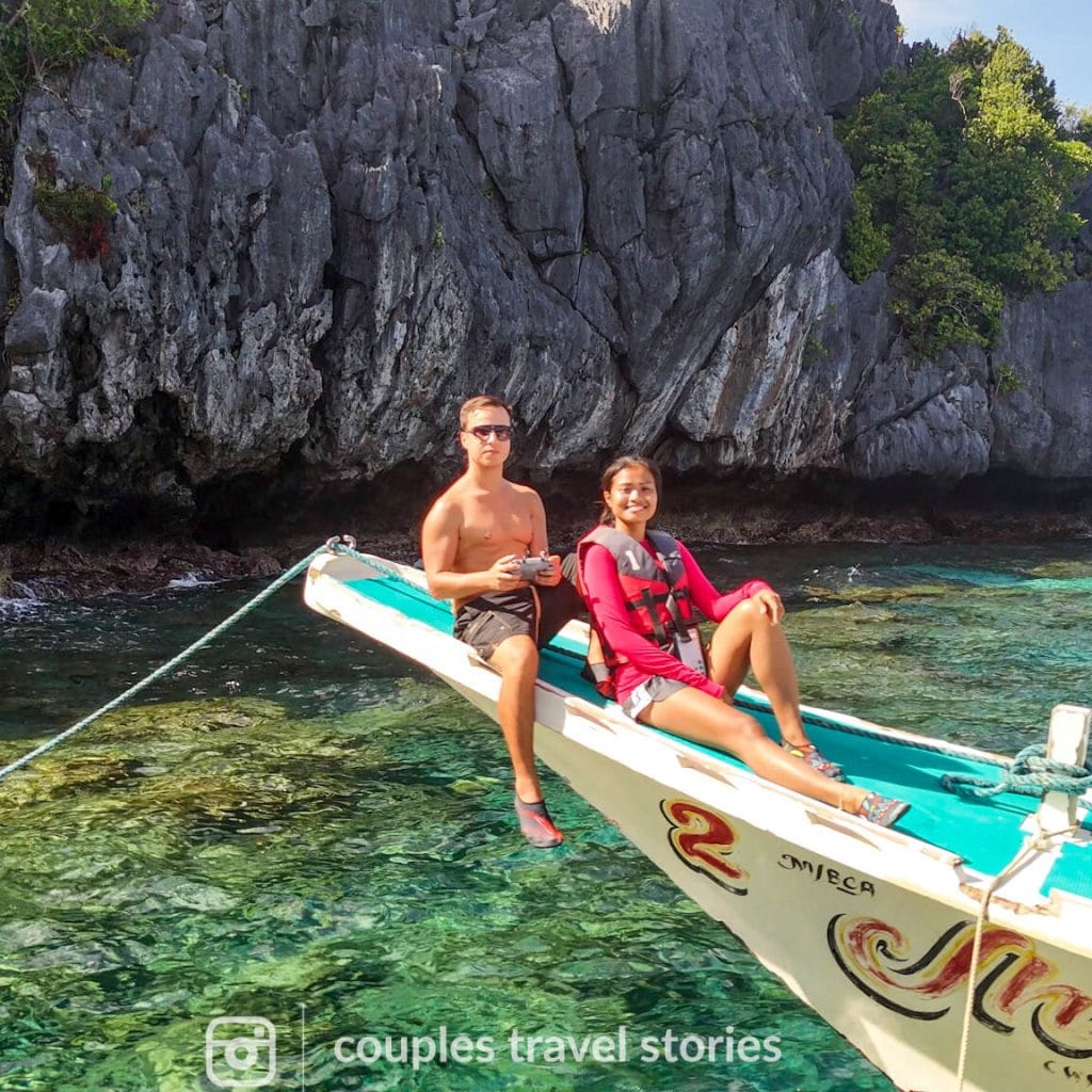 Free flight to Palawan, Philippines booked using AMEX Cobalt Card.