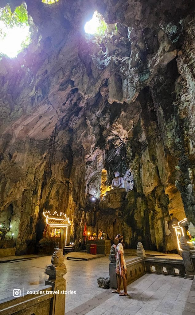 Inside Huyen Khong Cave, Marble Mountains in Da Nang