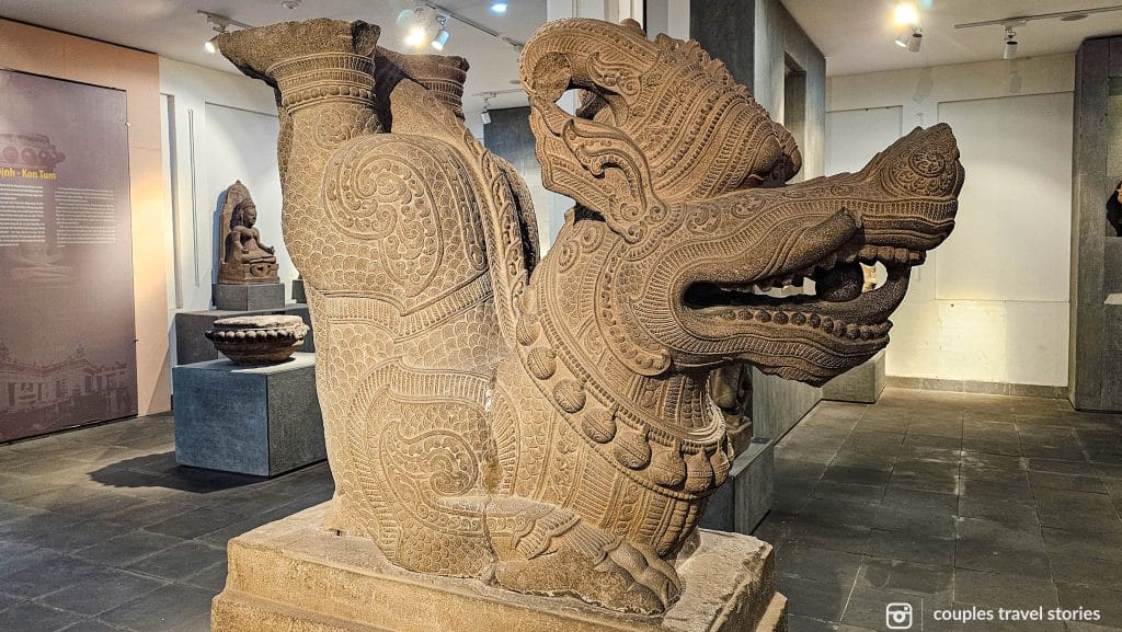 A sculpture featured in Museum of Cham Sculpture, things to do in Da Nang