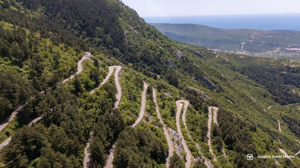 Road to Lovcen National Park Kotor Montenegro