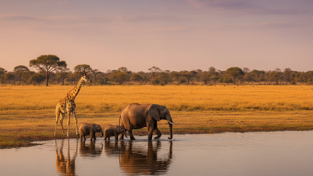 Moremi Game Reserve Botswana, a top affordable digital nomad destination