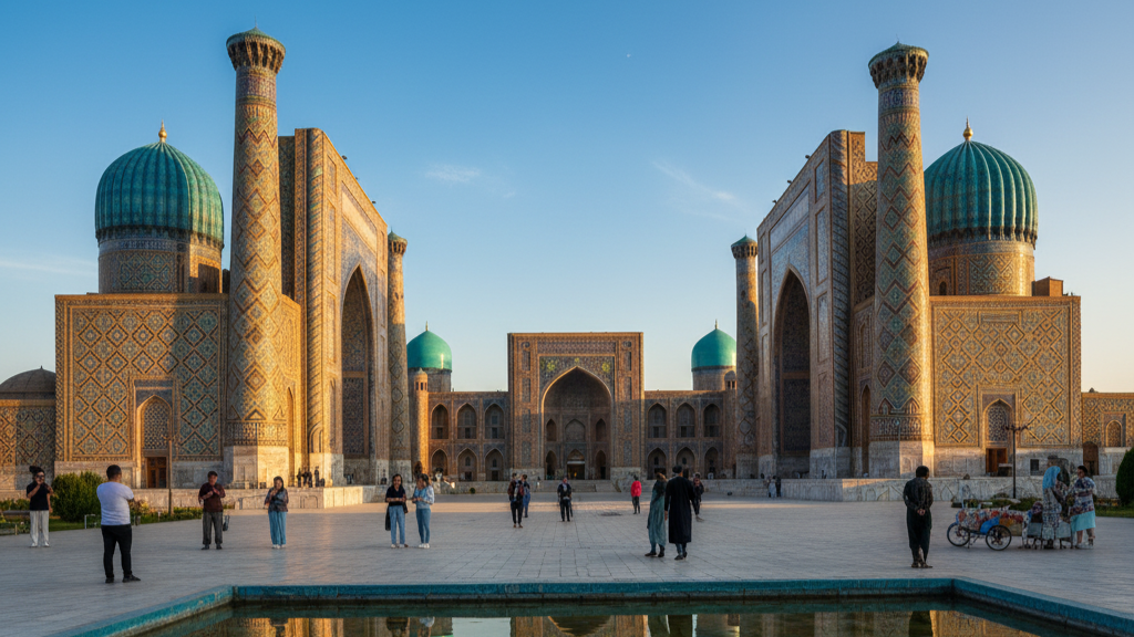 Samarkand Uzbekistan, a top affordable digital nomad destination