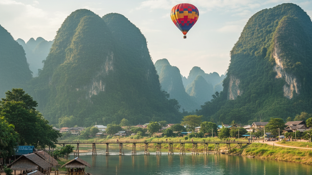 Vang Vieng Laos, a top affordable digital nomad destination