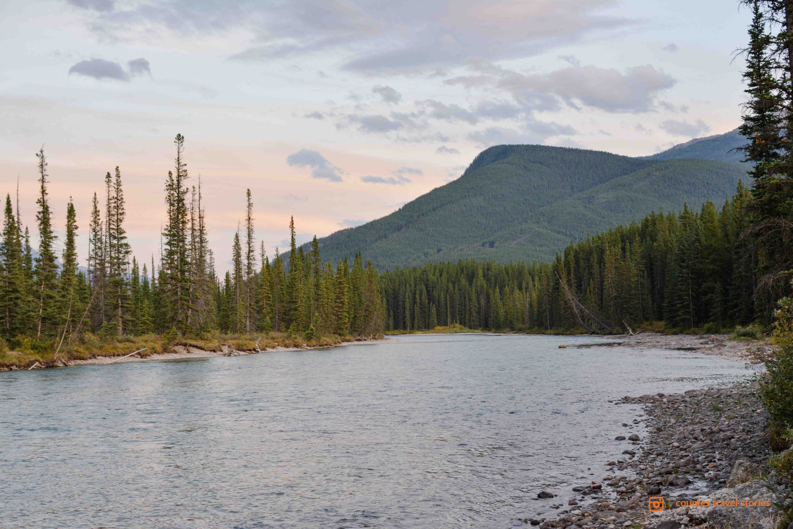 Bow River near Banff National Park