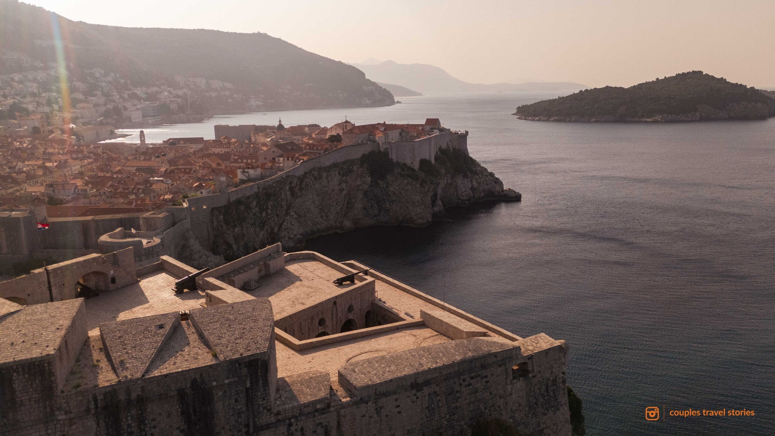 Fort Lovrijenac with Dubrovnik Old Town in background